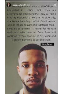 Tory Lanez Hires New Attorneys, Files For New Trial In Megan Thee Stallion Case 2 Tory Lanez Hires New Attorneys, Files For New Trial In Megan Thee Stallion Case 2