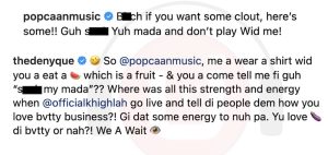 Denyque Slams Popcaan For Telling ‘Me S*ck My Mada’ 2
